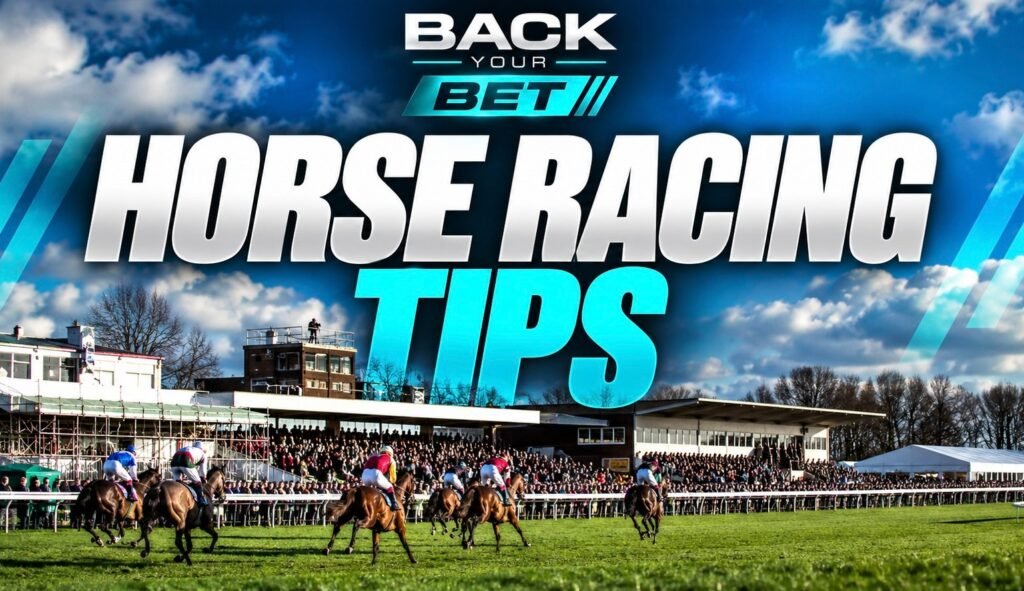 BackYourBet Horse Racing Tips cover graphic with horses racing